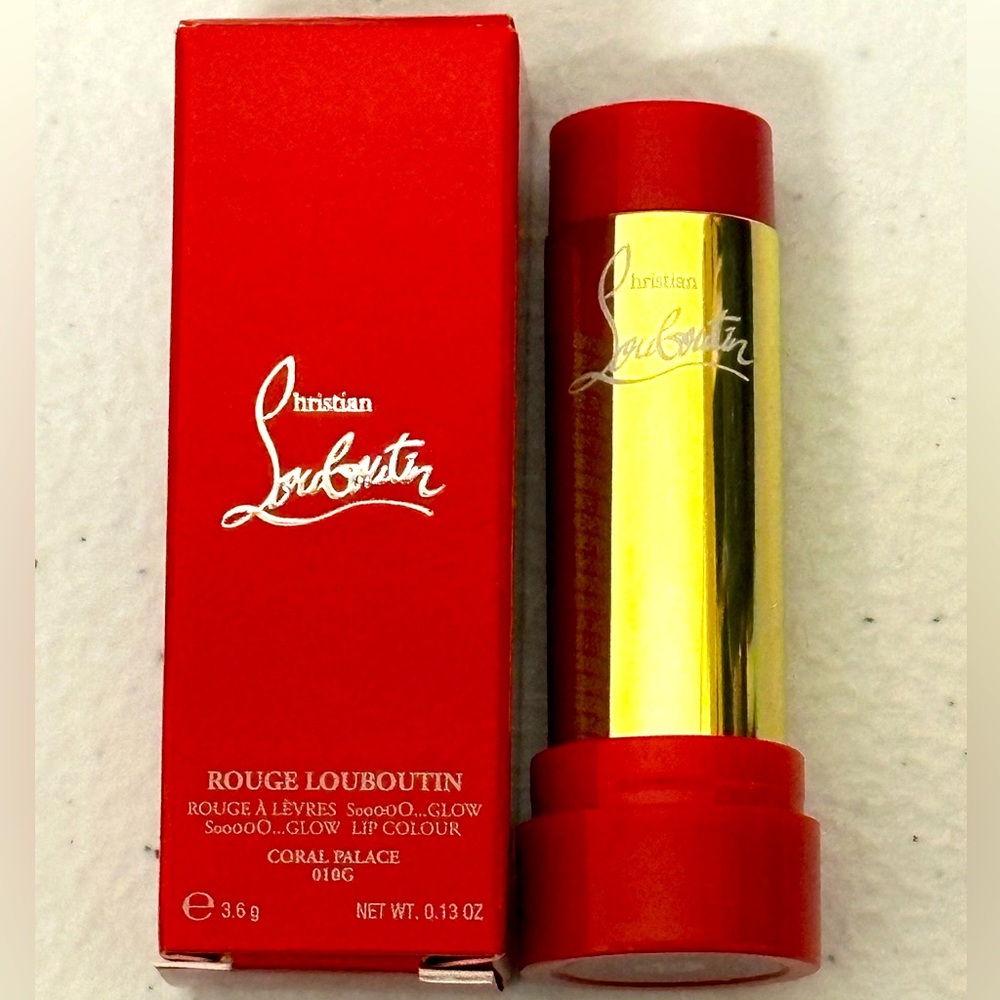 ROUGE LOUBOUTIN SooooO GLOW “REFILL-RECHARGE” CORAL PALACE 0.13 OZ (NEW IN BOX) - Picture 2 of 6